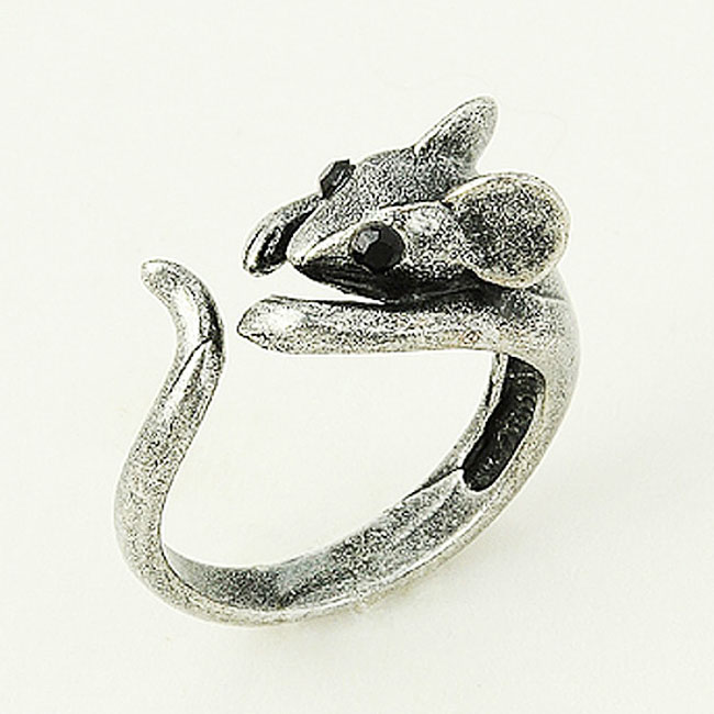 Lovely Mouse Animal Wrap Ring