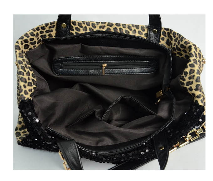 Bling Blink Sequins Leopard Handbag & Shoulder Bag on Luulla